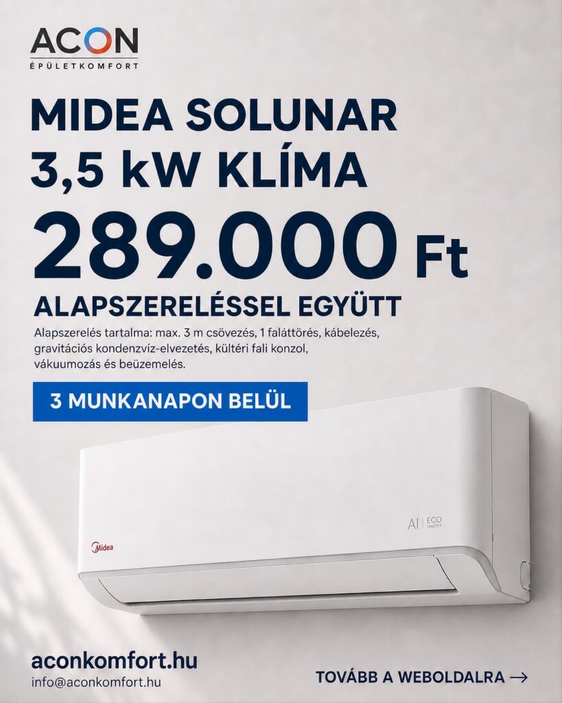 Hűvös otthon, kiszámítható áron.